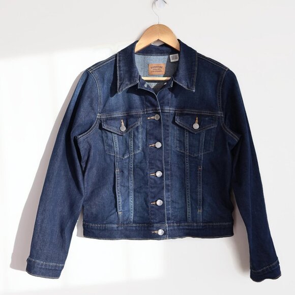 Blue Jean Jacket - Trucker Jacket - Levi Signature - Size M - Picture 2 of 11
